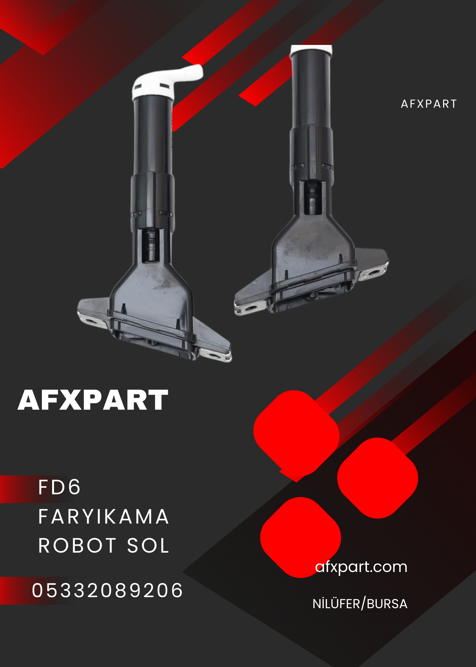 FD6 Civic Far Yıkama Robotu Sol 2006-2011  76885-SNB-S11