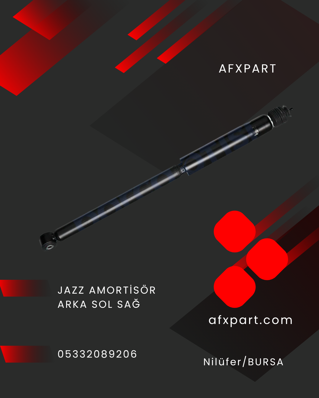 Jazz Amortisör Arka Sol/Sağ 2008-2012  52610-TM0-T01